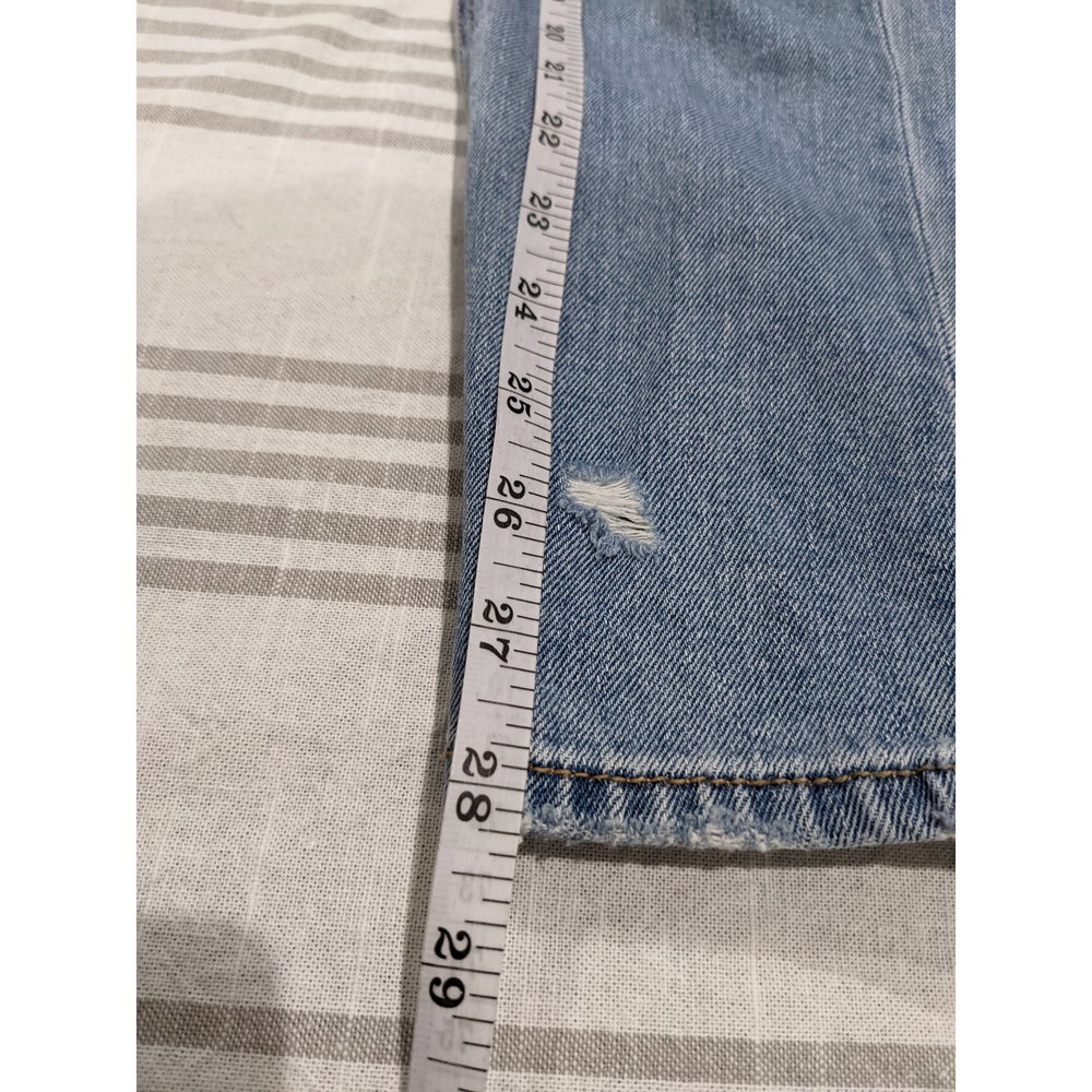 American Eagle Distressed Mom Jeans Size 0 - Picture 6 of 7